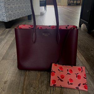 Kate Spade Rosy Plum Tote Bag